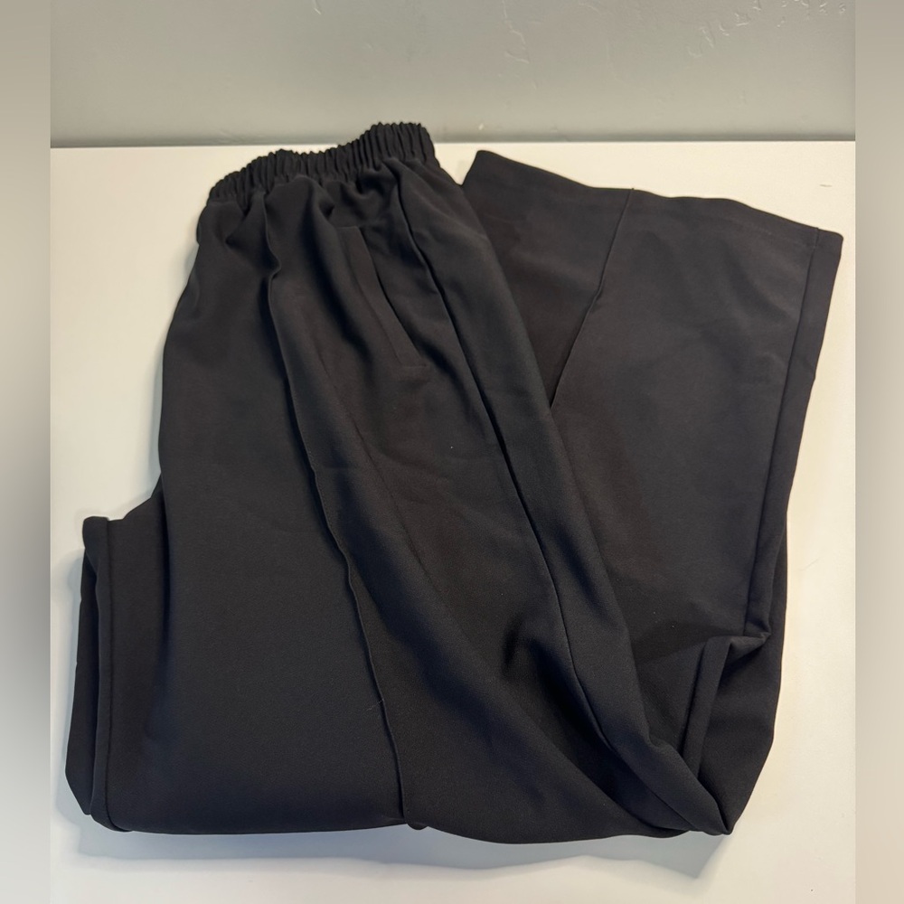 Touché Prive RIBBED CREPE TROUSERS US Size Large NWT - Picture 4 of 4